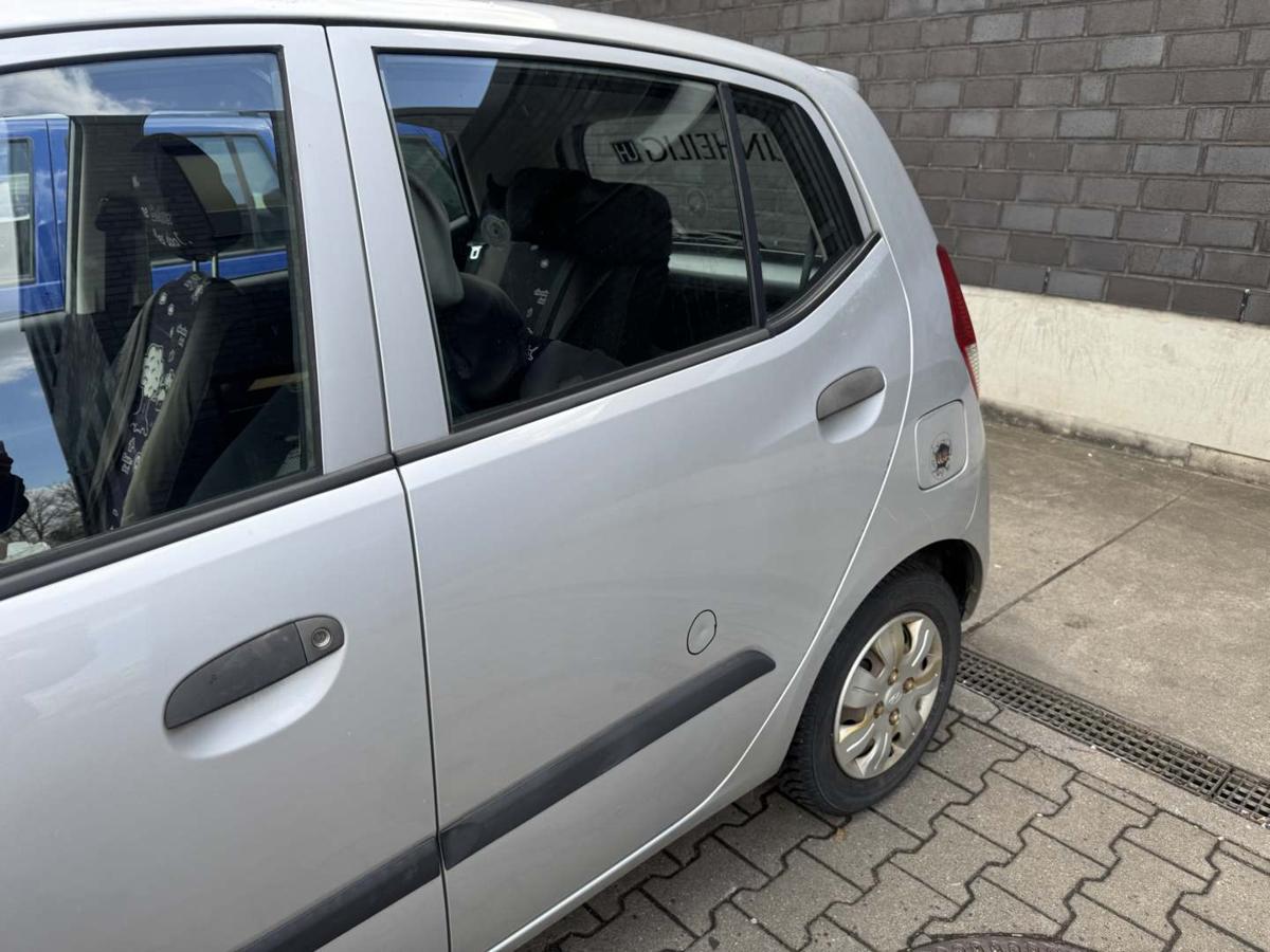 Hyundai I10 PA original T&uuml;r hinten links HD Sleek Silver Bj.2010